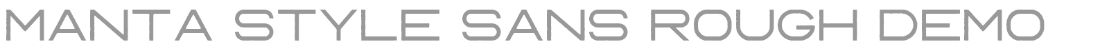 Manta Style Script font preview